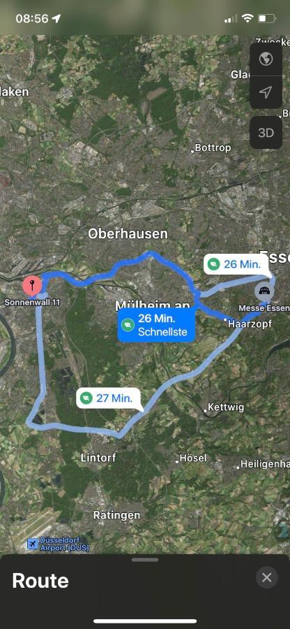 *City, Naehe Hbf, Kingsizebetten, Fitnessecke* Duisburg Exterior foto